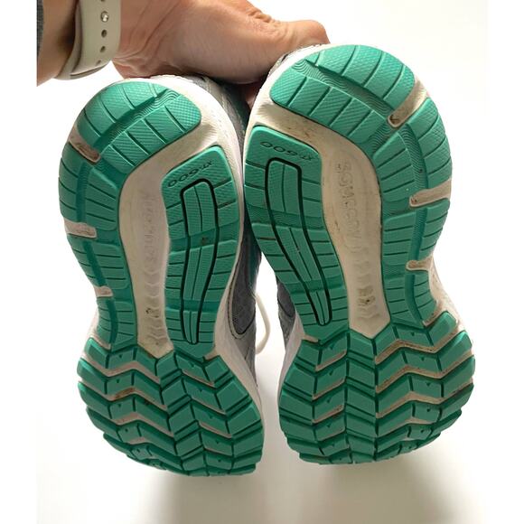 Saucony Cohesion 10 Running Walking Sneakers Gray Teal Lime Size 7 - Picture 6 of 8